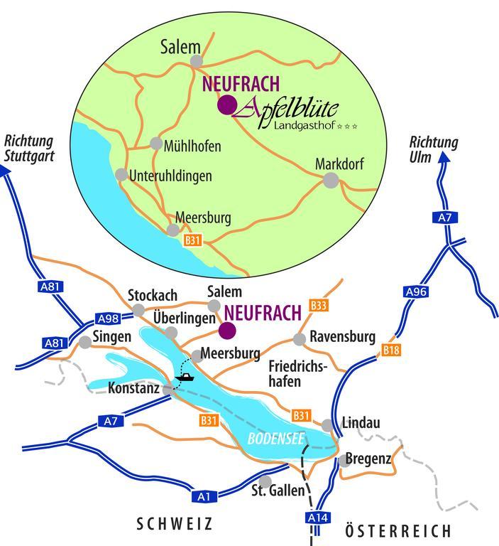 Apfelbluete Bed & Breakfast 8 Km Vom Bodensee Salem  Eksteriør bilde